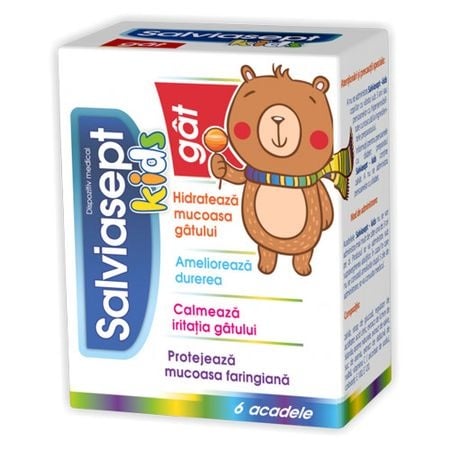 Zdrovit Salviasept Kids gat x 6acadele