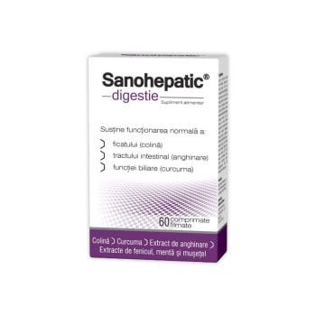Zdrovit Sanohepatic DIGESTIE, 60 comprimate