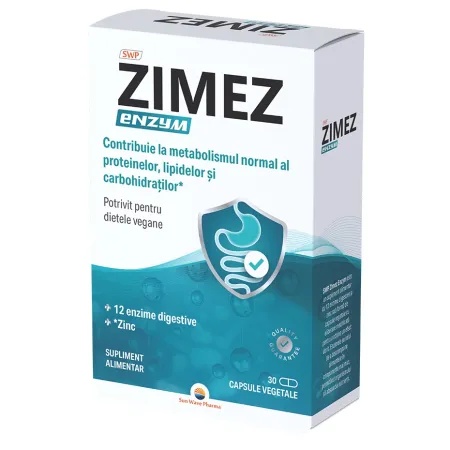 Zimez Enzym, 30 capsule, Sun Wave Pharma