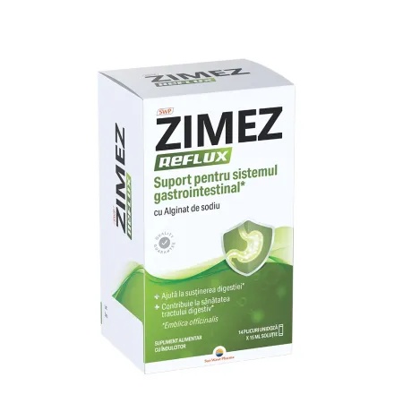 Zimez Reflux, 14 plicuri x 15 ml, Sun Wave Pharma