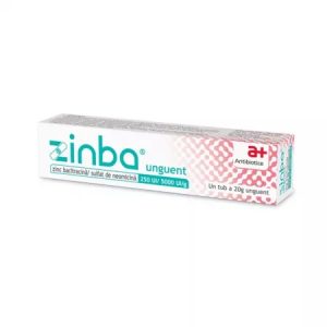 Zinba unguent 250UI/ 5000UI/g, 20g, Antibiotice SA