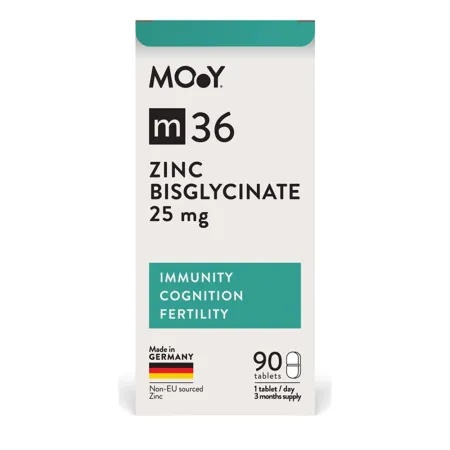 Zinc Bisglicinat m36, 25 mg, 90 tablete, Molecules of Youth
