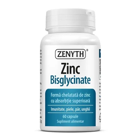 Zinc Bisglycinate – 60 capsule, Zenyth