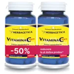 Vitamina C forte 400mg 60 cps. oferta  1 + 1 - 50% din al II-lea Herbagetica
