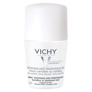 Vichy Deodorant roll-on antiperspirant fara parfum 48h 50 ml