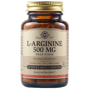 L-Arginina 500mg, 50 capsule, Solgar