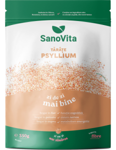 Tarate de psyllium  350g punga zipper  Sano Vita