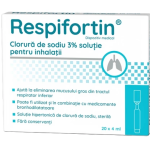 Respifortin clorura de sodiu 3% solutie pentru inhalatii 4 ml 20 flacoane