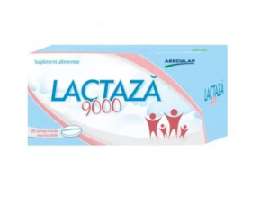 Lactaza 9000 20 comprimate masticabile