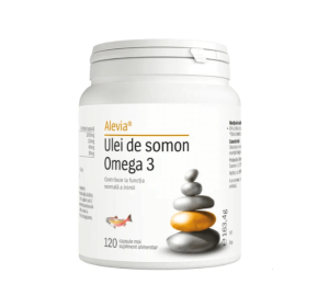 Alevia Ulei de somon omega 3 120 capsule moi
