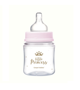 Canpol 35/233 Biberon anti - colici cu gat larg PP easy start royal baby roz 120 ml